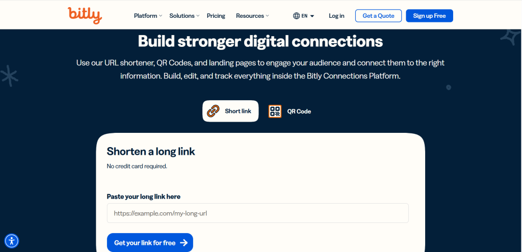 Bitly best URL shortener