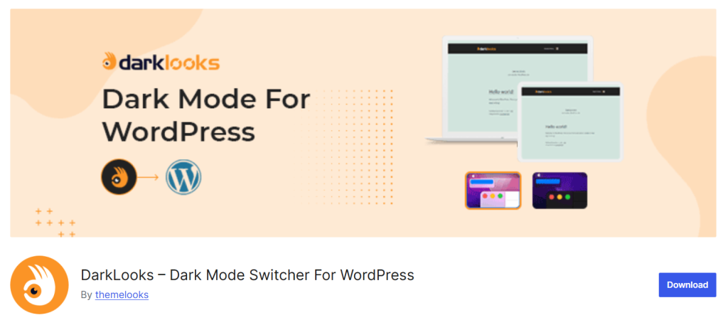 Darklooks - Dark Mode Switcher For WordPress